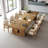 Rustic Industrial Rectangular Solid Wood Dining Table-713396553