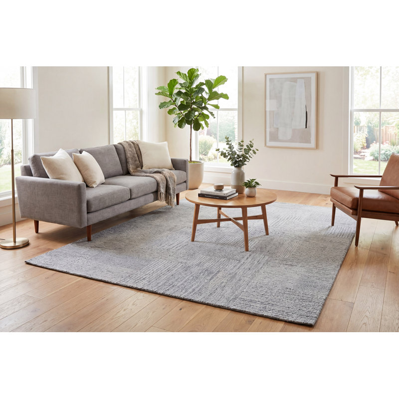 Hand Tufted Rug, Rectangle 5' x 8'