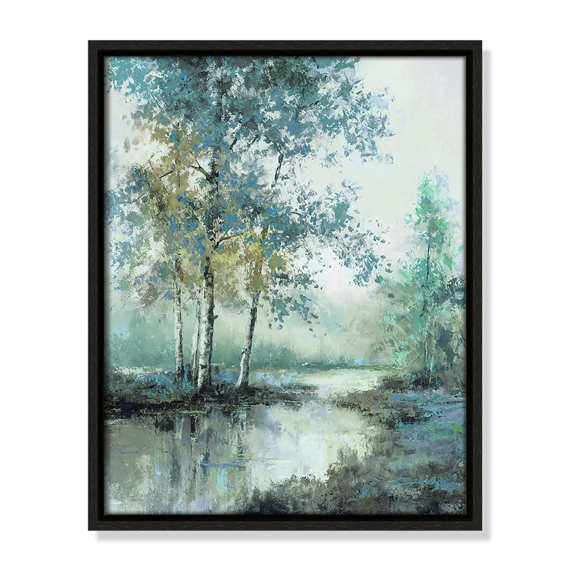 «Spring's Grace II» par T.C. Chiu, Espresso, H 15,5 po x l 12,5 po