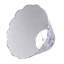 Abat-jour empire en tissu 10 "H