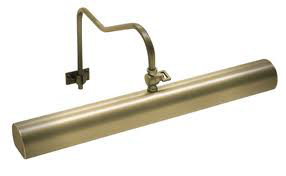 Hyde Park Dimmable Wall Mounted Picture Light, Antique Brass, 9" H x 16" W x 12" D