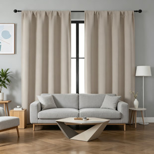 Rideaux occultant pour la chambre à coucher 84 po, rideaux isolants et isolants pour fenêtre de salon, 50 x 84 po, 2 panneaux
