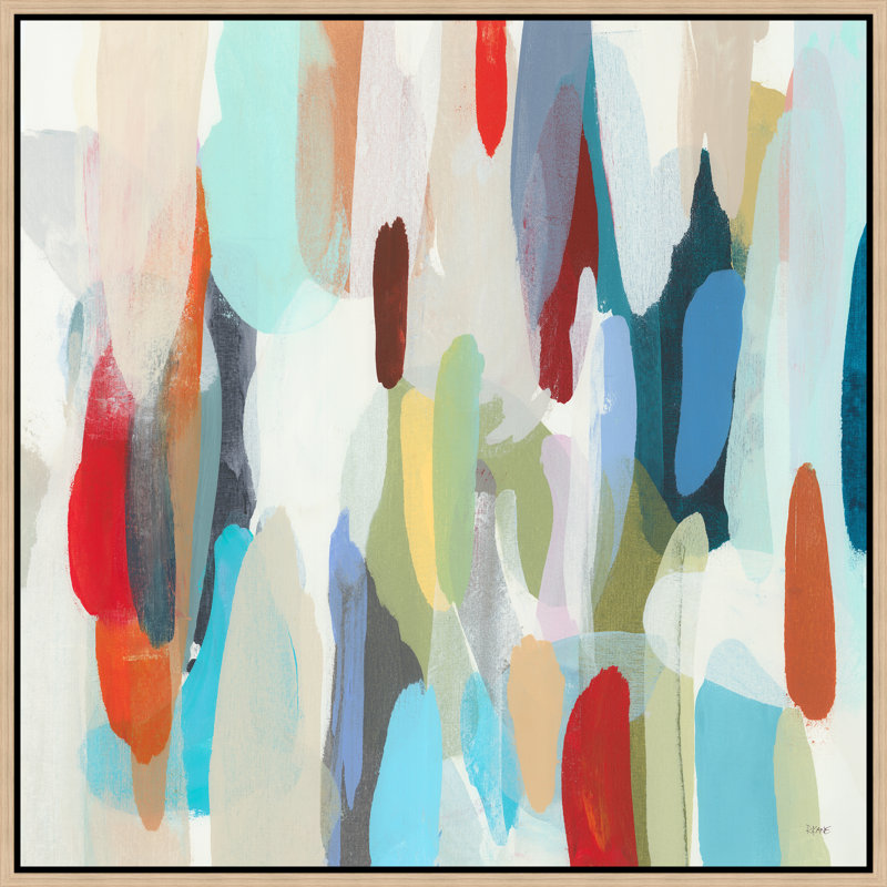 Push Pop II Painting by Rick Kane, Image Brush Gel, 31.75" H x 31.75" W