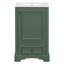 Meuble-lavabo de 20 pouces avec lavabo en céramique, porte à fermeture en douceur, tablette ajustable en forme de U, tiroir de compartiment et support de porte, style moderne, conception peu encombrante-1433593866-1433593868
