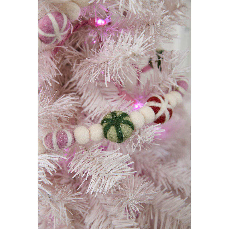54'' in. Faux Garland, White