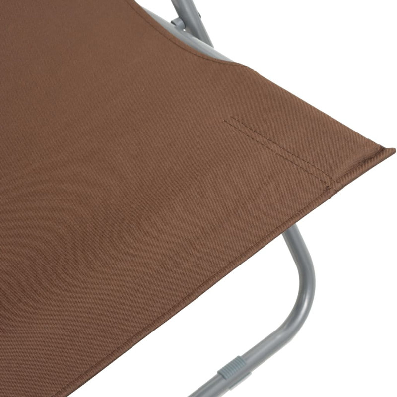 Vale Folding Beach Chair, Brown