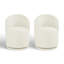 Integrated Barrel Armless Swivel Fabric Dining Chair（Set of 2）-1578575781