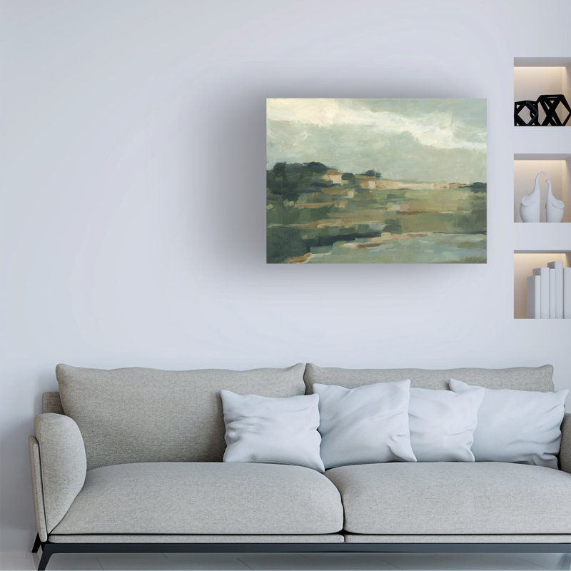 Art mural sur toile tendue - «European European Landscape I» par Ethan Harper pour décoration de salon, de chambre à coucher ou de bureau - 24 x 32