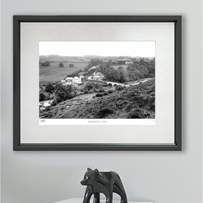 Dartmeet, 1925 - Single Picture Frame Print, 40cm H x 50cm W x 2.3cm D