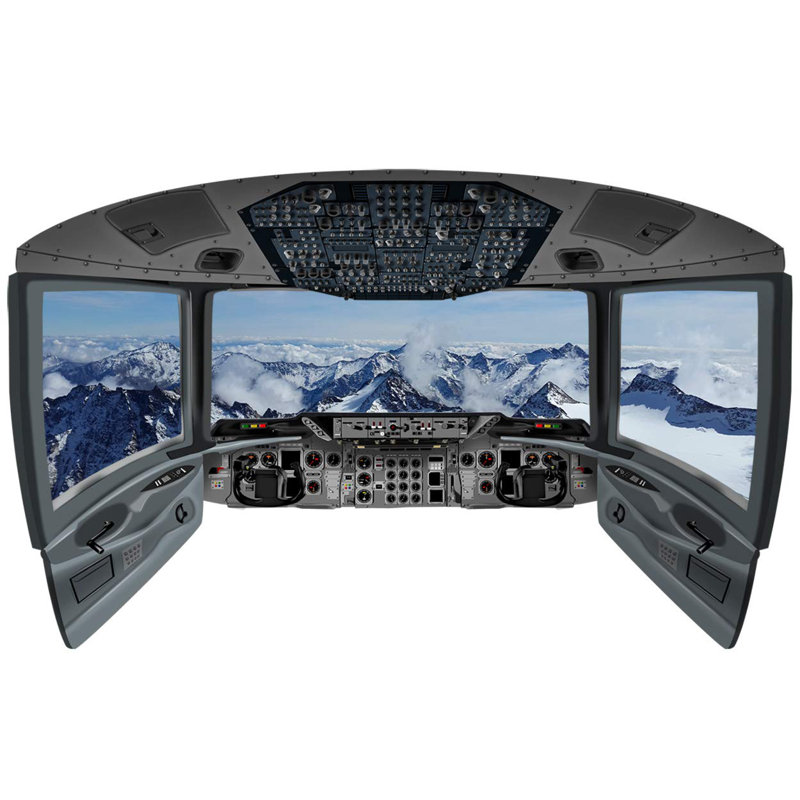 Murale Abhinav Cockpit 3D, H 13 po x l 22 po