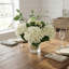 Faux Hydrangea with Vines in Vase