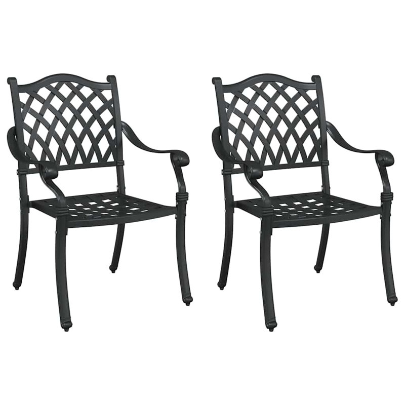 Patio Dining Armchair, Black