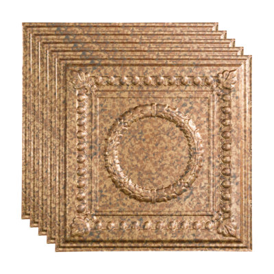 24'' L x 24'' W Textured Vinyl Drop-In Ceiling Tile