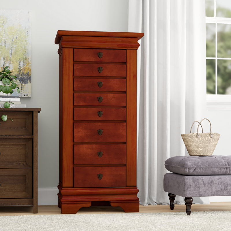 Armoire à bijoux avec miroir Weirton