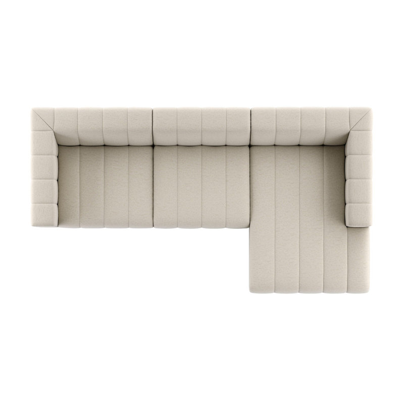 Langham Sectional, 28.5" H x 125.5" W x 68" D