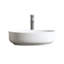 Lavabo de salle de bain vasque ovale en porcelaine vitreuse