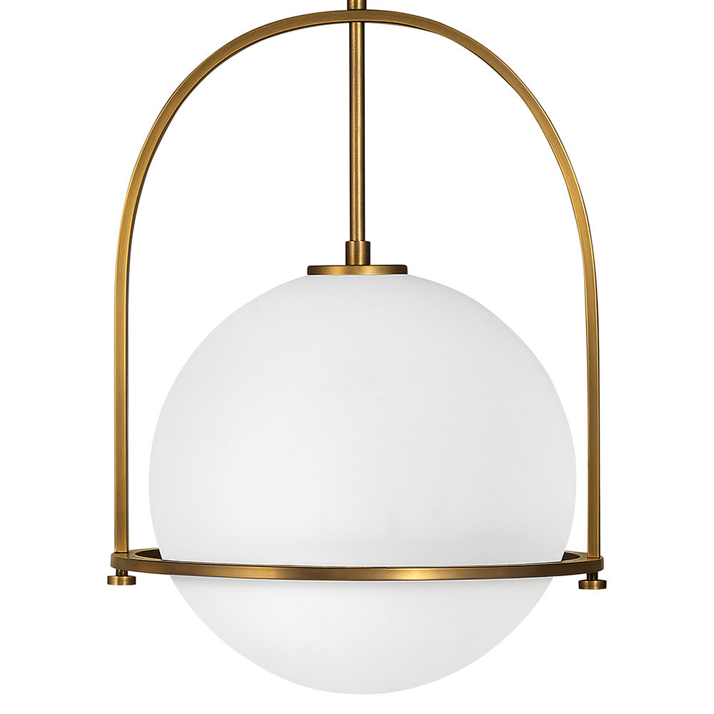 Arie Single Light Pendant w/ Globe Shade Birch Lane™ 