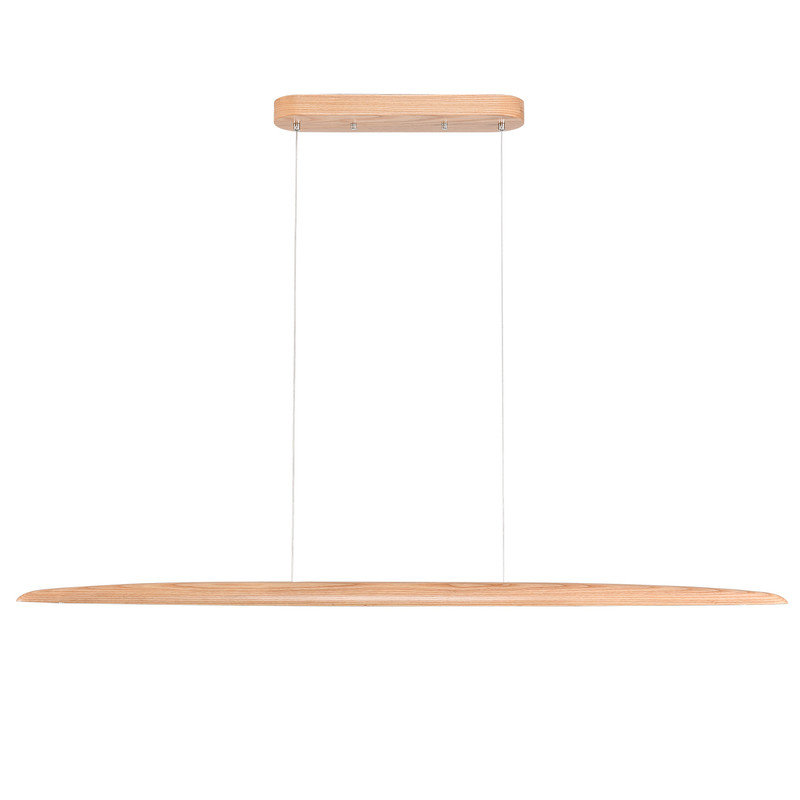 Luminaire suspendu pour îlot de cuisine 1 lumière DEL Teyden, Naturel