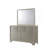 1Pc Modern Glam Style Champagne Finish Glam Seven Drawer Dresser Embossed Crocodile Pattern Wooden Bedroom Furniture