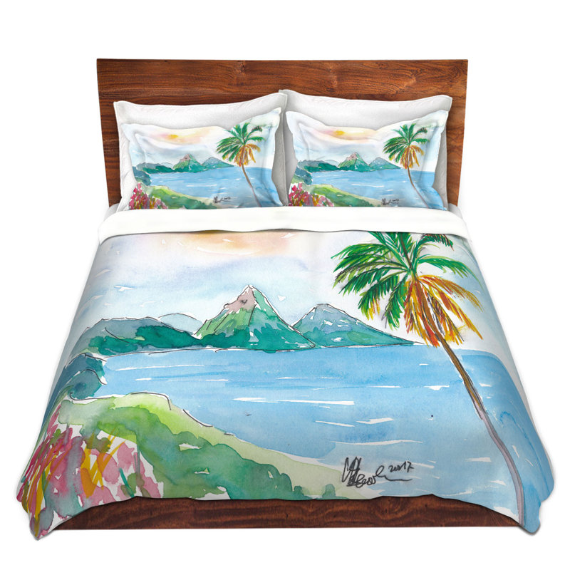 Ensemble de housse de couette st lucie, 1 housse simple + 1 taie standard