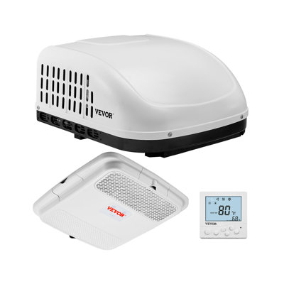 Climatiseur de véhicule récréatif 13500 BTU Unité de conduite de véhicule sur le toit sans conduit 65 dB Quiet Campers