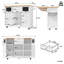 Kitchen Island With 4 Doors And 2 Drawer-1578761993