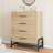 4-Drawer Tall Dresser with Storage, 38.6" Freestanding Wooden Chest for Bedroom, Living Room, Entryway-2074110488