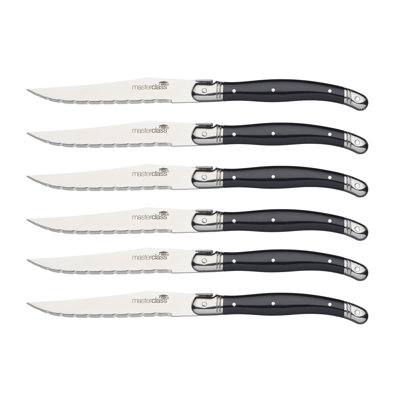 MasterClass Six Piece Steak Knife Set