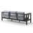 Aluminum Outdoor Sofa, 3-seater Patio Couch With Storage Armrests