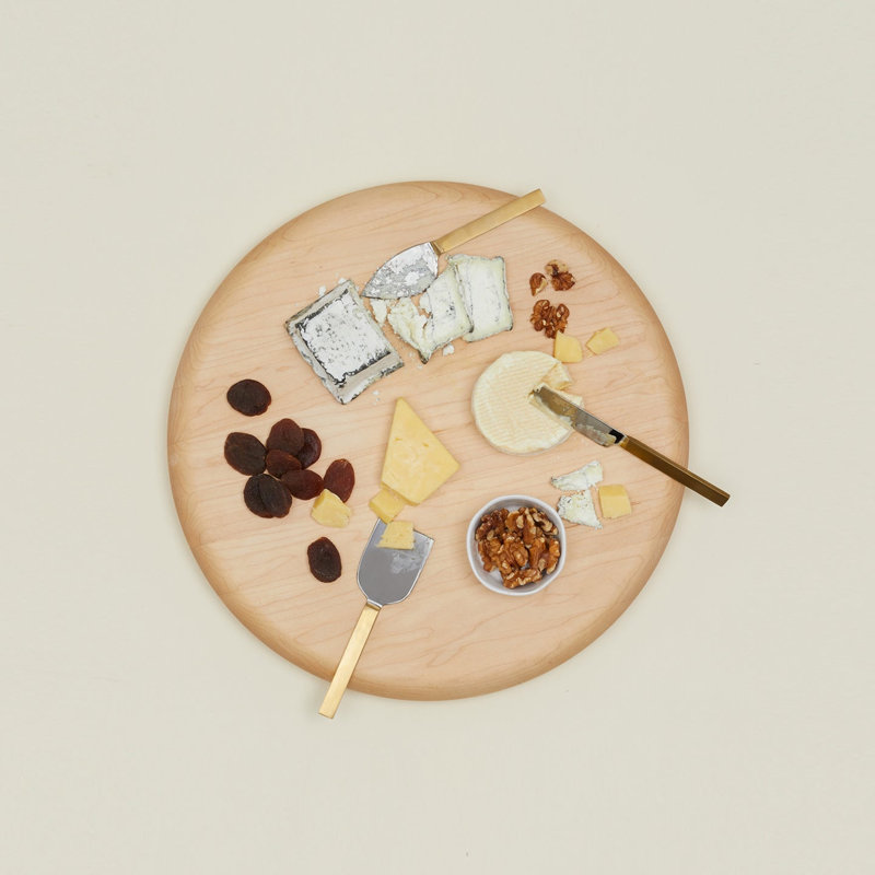 Ensemble de service à fromage en acier inoxydable 3 pièces Simple