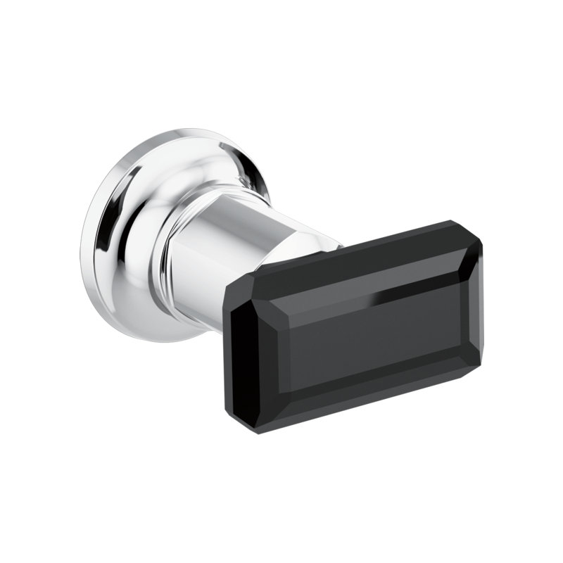 Invari® Two-Handle Wall Mount Tub Filler, Knob, Polished Chrome