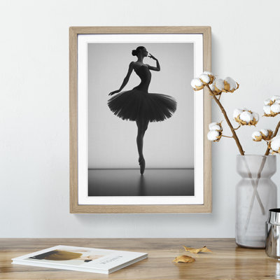 Monochrome Ballerina No.1 - Wall Art