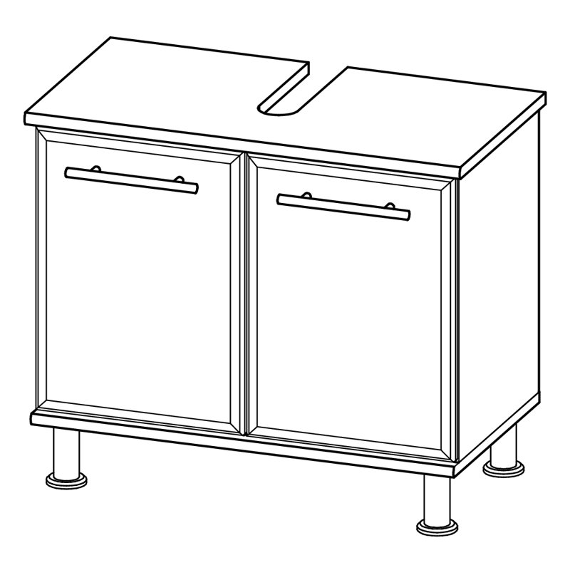 WB base unit "Jessica" in white