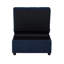 Banc de rangement avec plateau coulissant Modern