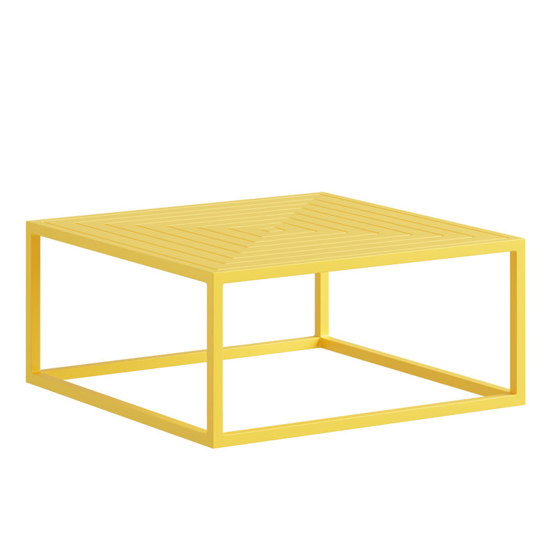 Square Cocktail Table, Daffodil