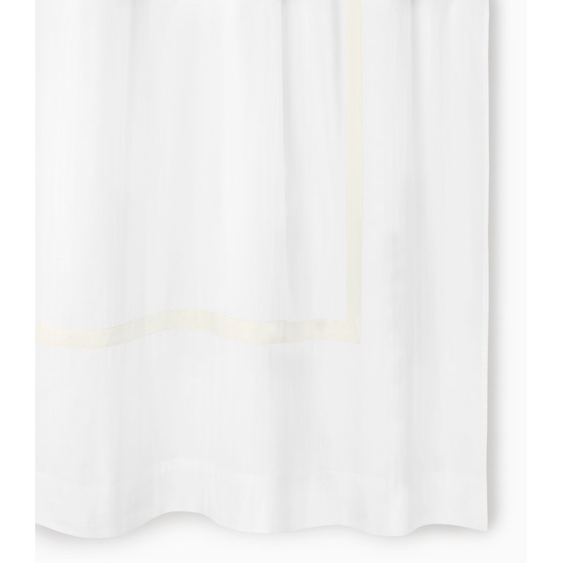 Estate Shower Curtain, White/Ivory
