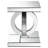 Kallem Mirrored Glass Top End Table