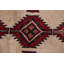 Tapis décoratif en laine de conception unique noué à la main New Age Balouch Ivoire 3 pi 3 po x 6 pi 1 po Bedirhan