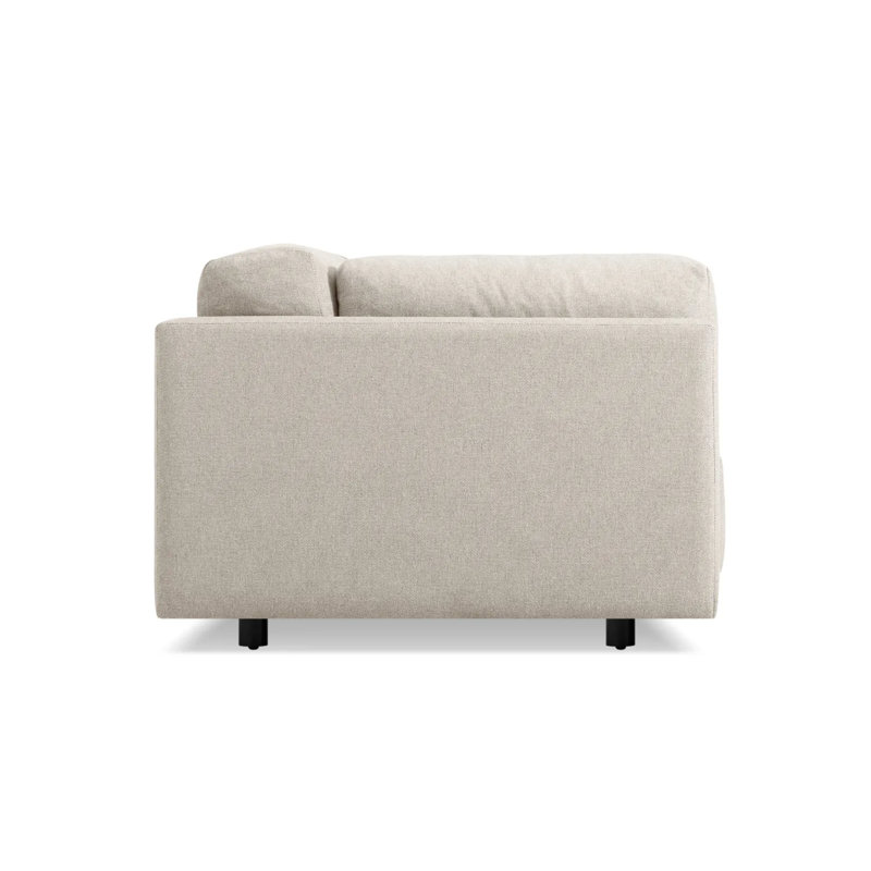 Sunday Sofa, Sanford Natural Linen, 30" H x 102" W x 40" D
