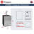 Kegco 24" Wide Dual Tap Stainless Steel Built-In Right Hinge Kegerator with Kit