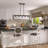 Darlington 5 - Light Kitchen Island Chandelier Dimmable Linear Chandelier-250328765