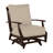Croquet Aluminum Spring Lounge - Mahogany-70085703-70085676-63331000