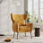 Wingback Chair Soft Upholstered Modern Accent Chair
