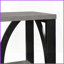 Table basse industrielle noire à 3 niveaux 70,87 pouces - Rangement peu encombrant pour le vestibule et le salon-981237775