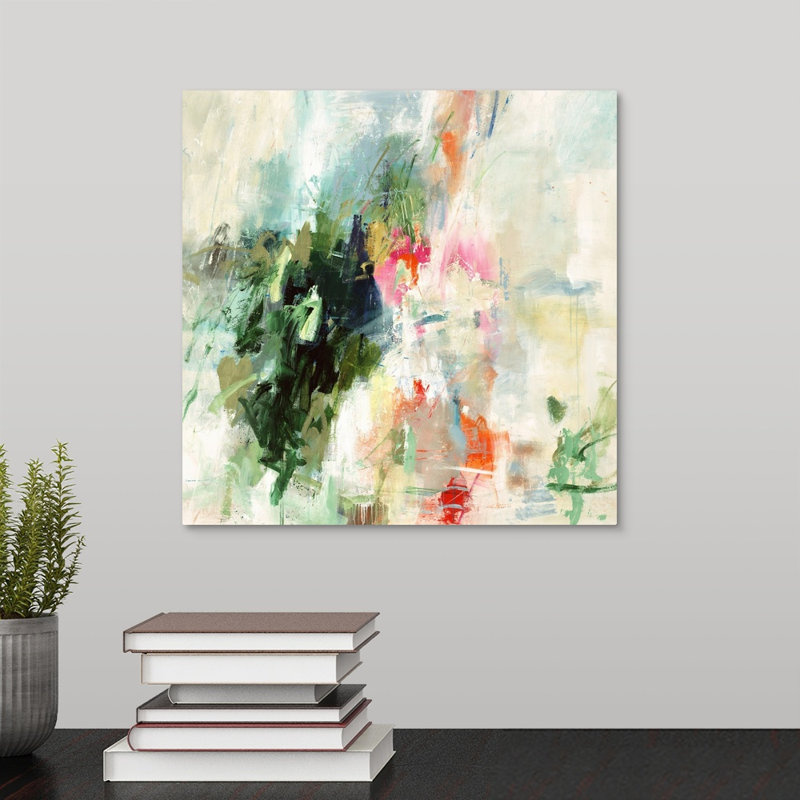 « jealous hearts », peinture sur toile, Toile tendue, H 12 po x l 12 po x P 1,25 po