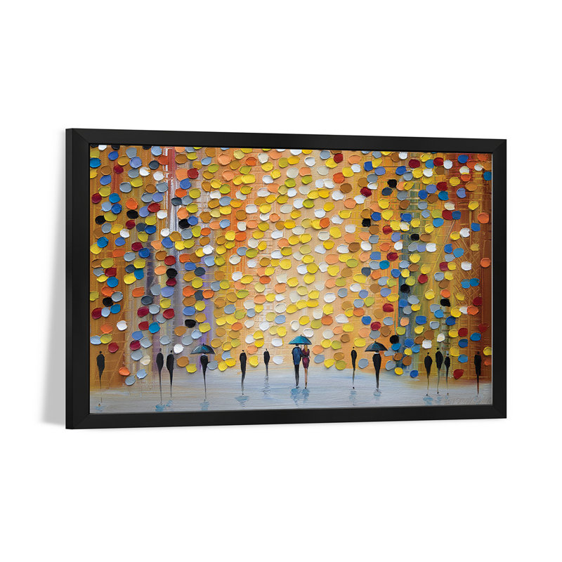 Affiches encadrées de belle pluie, H 16 po x l 24 po
