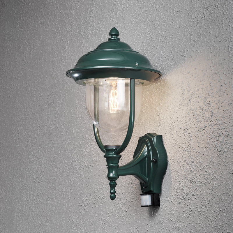 Parma Outdoor Wall Lantern, Green