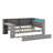 All-In-One Platform Bed With Upholstered Headboard And Convenient Features-1069923036