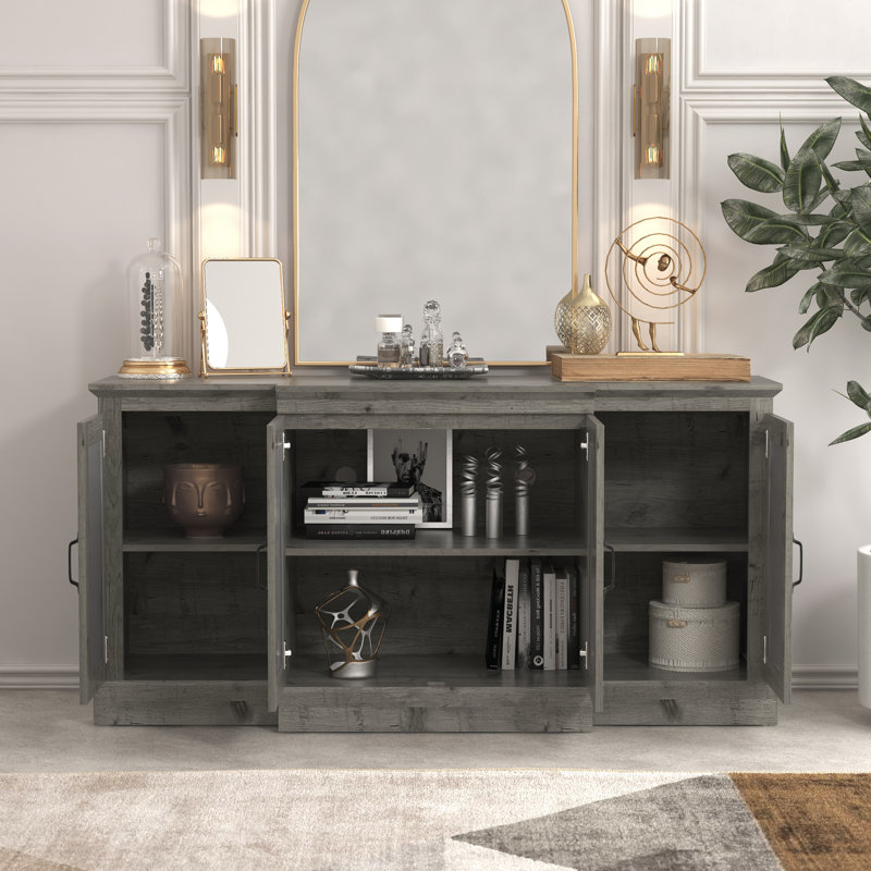 Buffet large Blaire, Gris mexicain