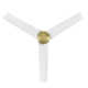 54" Mocha 3 - Blade Outdoor/Indoor Smart Propeller Ceiling Fan with Remote Control Included